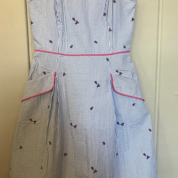 Lilly Pulitzer Ladybug Seersucker Dress Sz. 2 - Picture 2 of 7